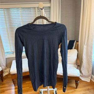Lululemon blue thermal long sleeve